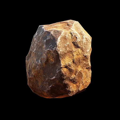 An unopened rough brown mystery stone before cracking